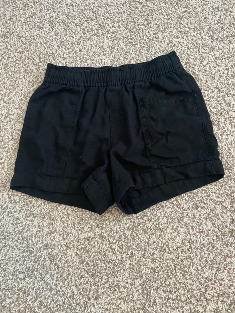 Old Navy Black High-Waist Casual Shorts